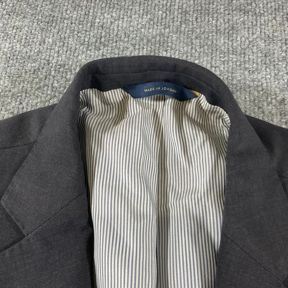 Brooks Brothers Explorer Madison Fit Blazer Sport Coat 42L Charcoal Gray